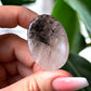 Tourmalinated Quartz Worry Stone