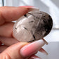 Tourmalinated Quartz Worry Stone