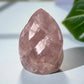 Lavender Rose Quartz Flame
