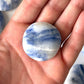 Afghanite Round Palm Stone
