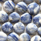 Afghanite Round Palm Stone