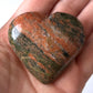 African Unakite Heart