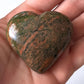 African Unakite Heart