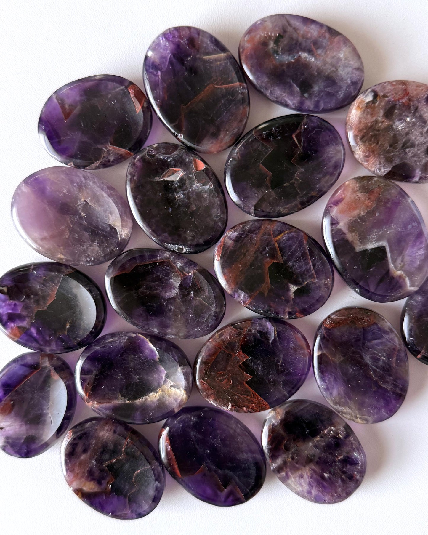 Alien Amethyst Worry Stone