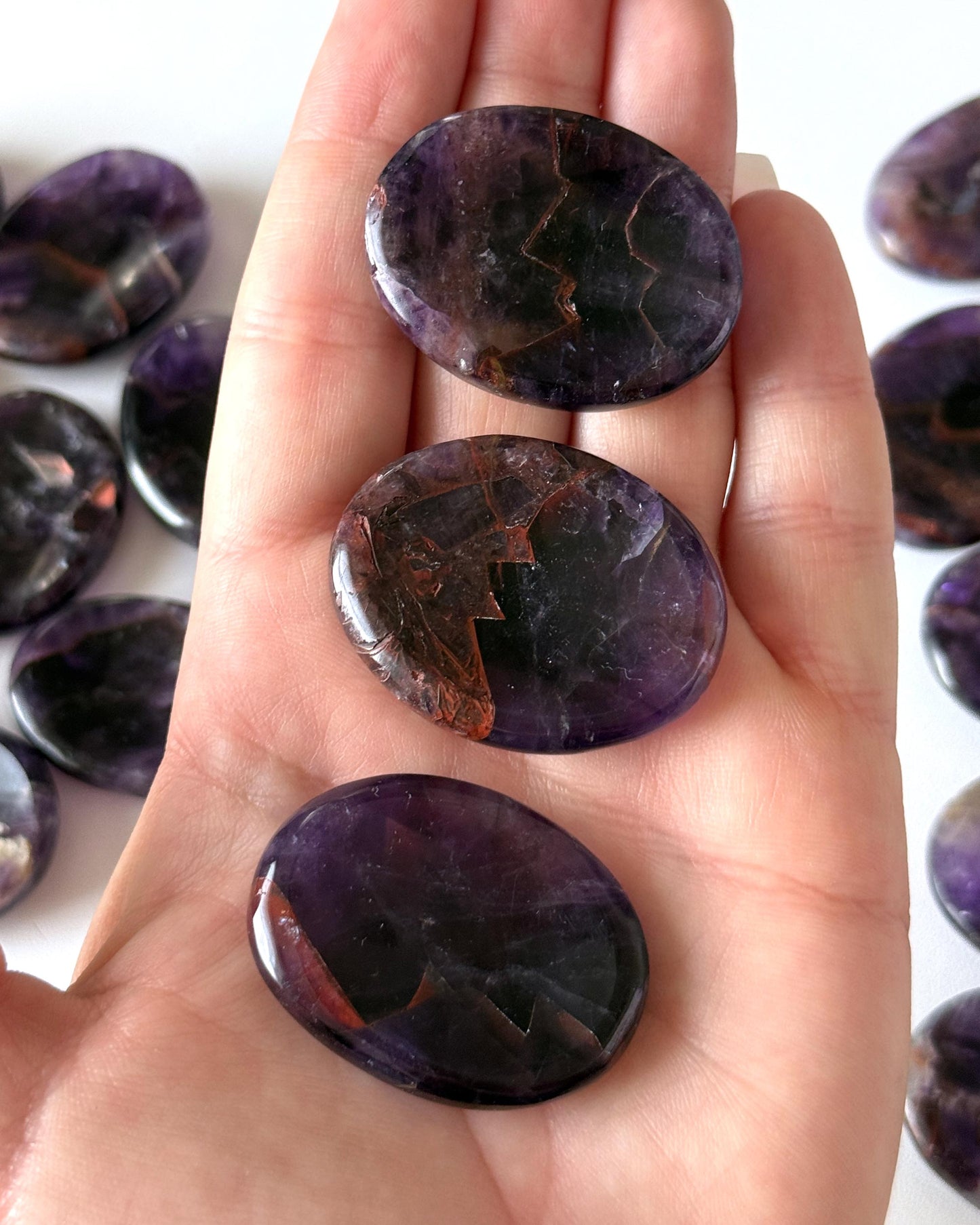 Alien Amethyst Worry Stone