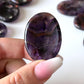 Alien Amethyst Worry Stone