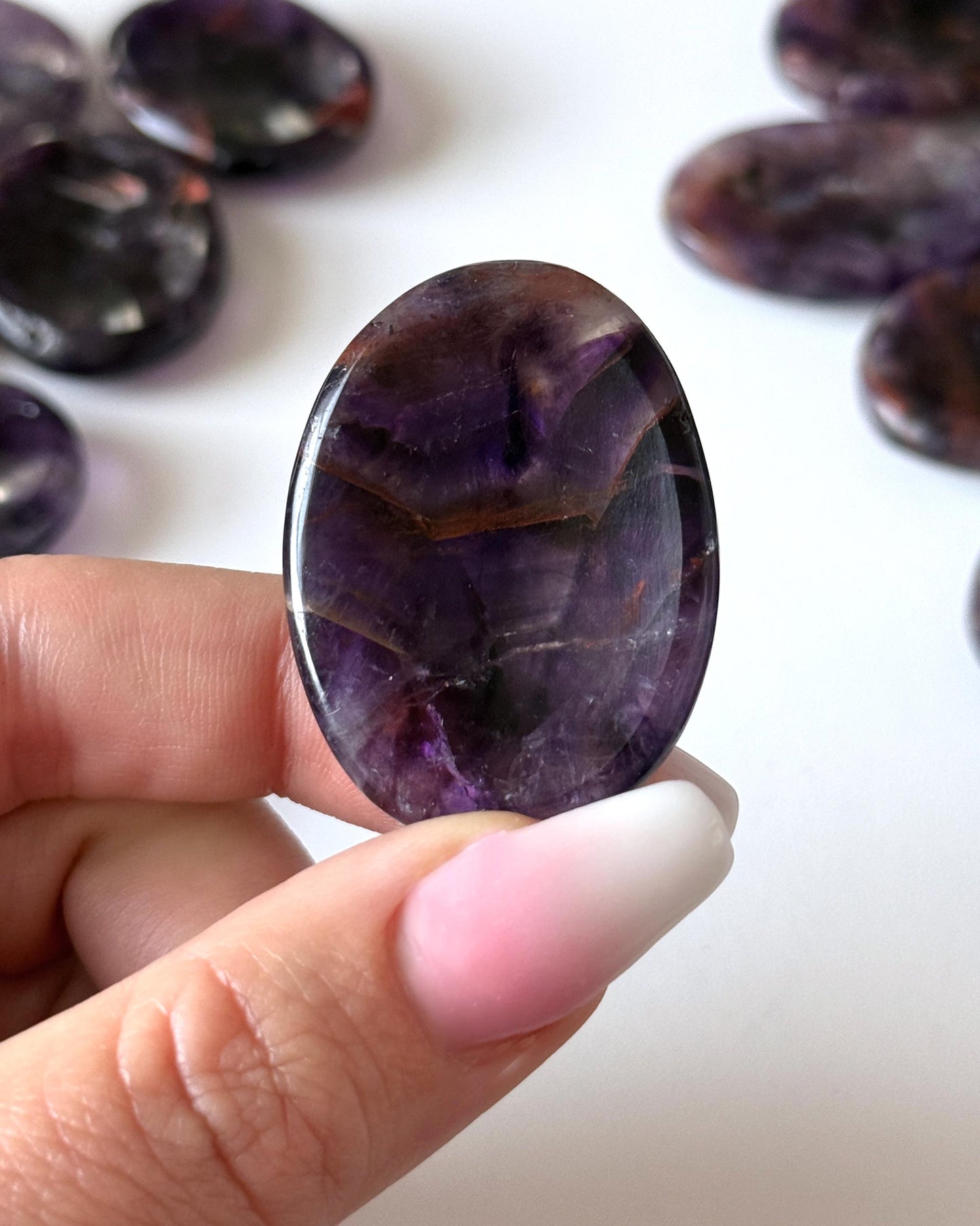 Alien Amethyst Worry Stone