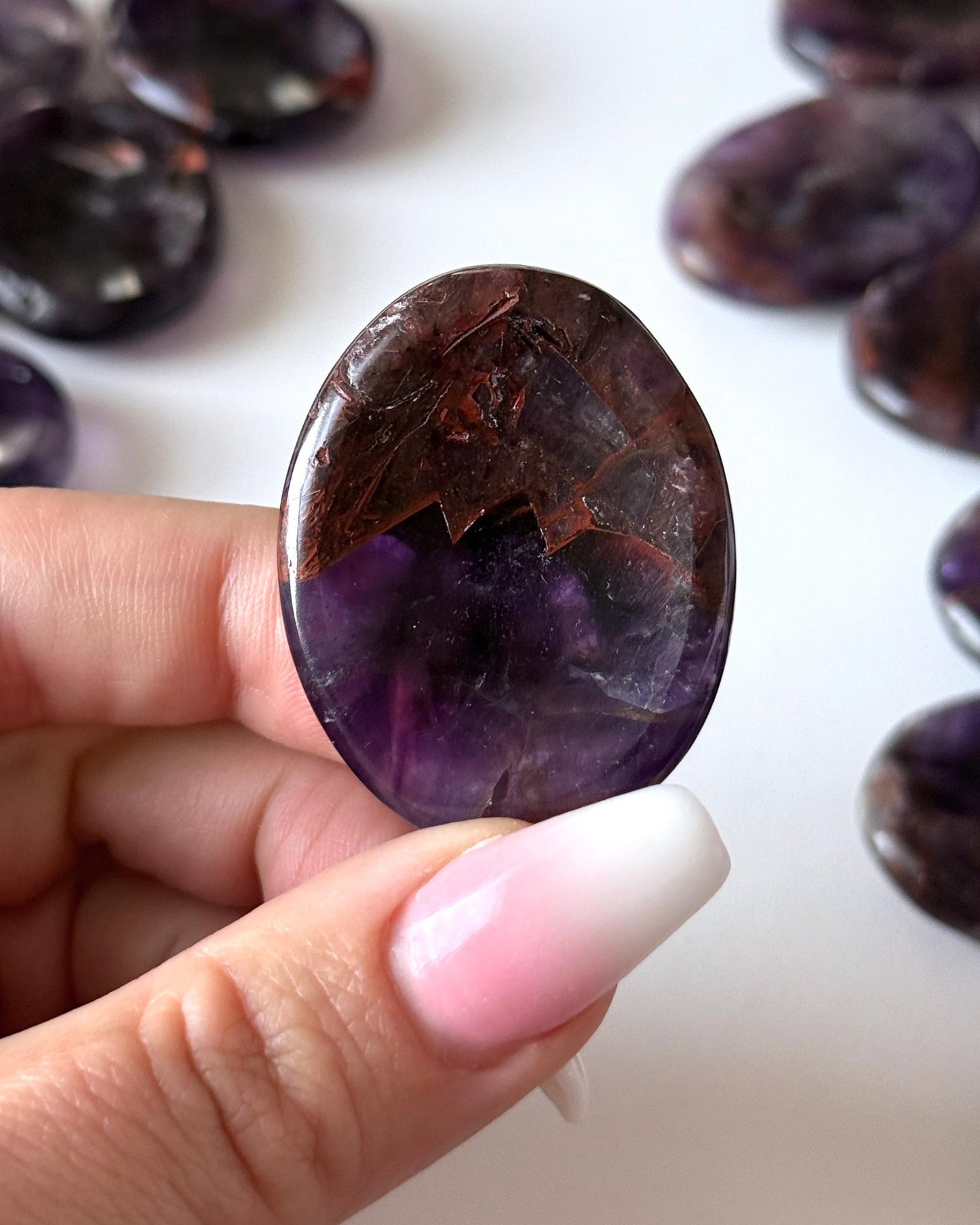 Alien Amethyst Worry Stone