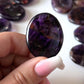 Alien Amethyst Worry Stone