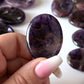 Alien Amethyst Worry Stone