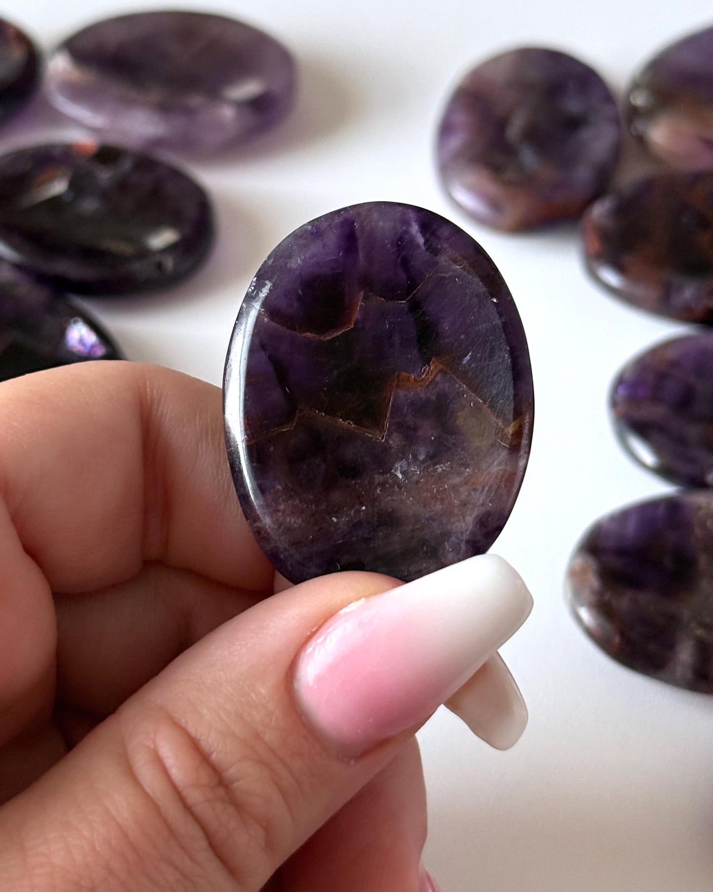 Alien Amethyst Worry Stone