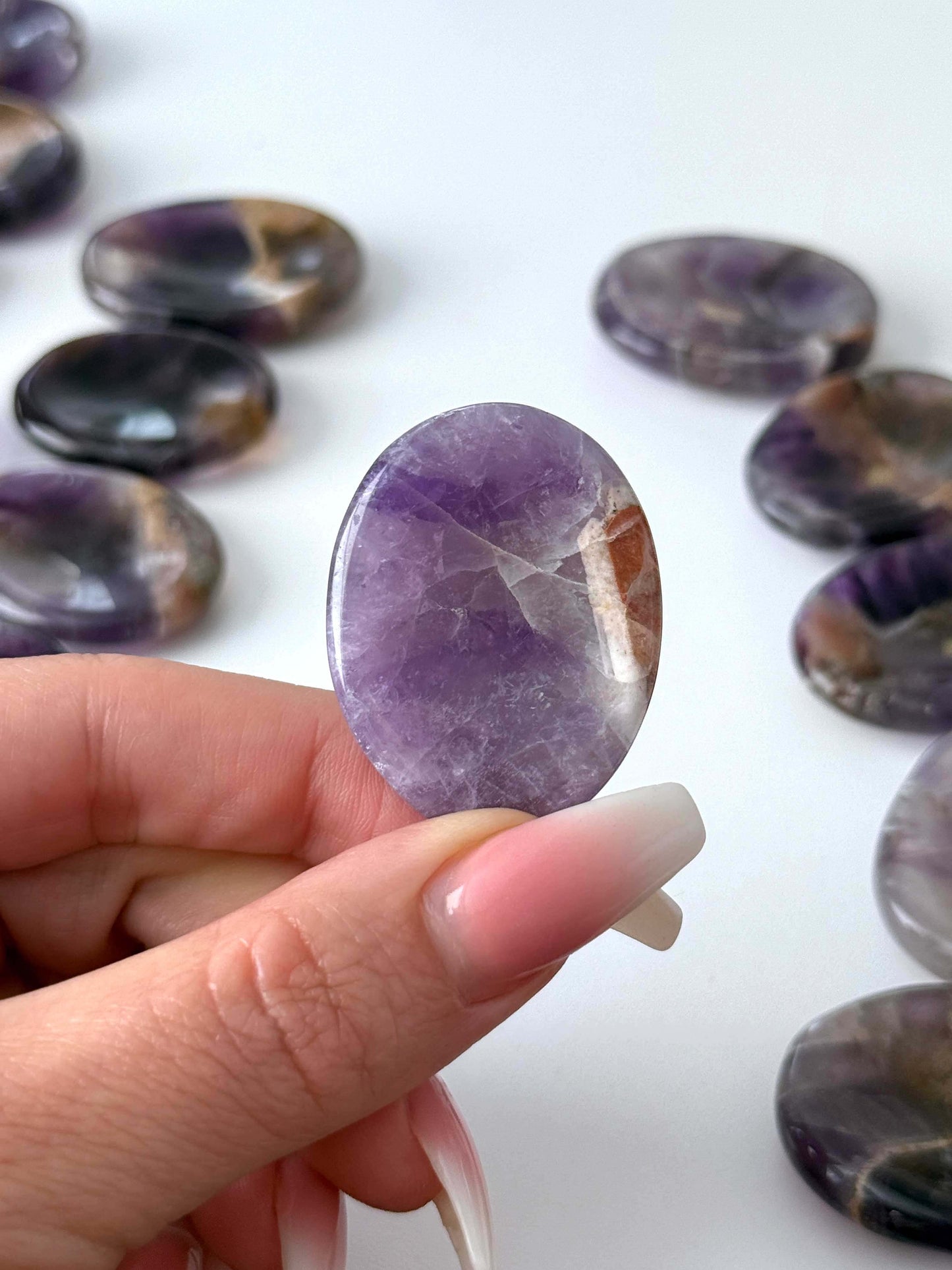Alien Dream Amethyst Worry Stone