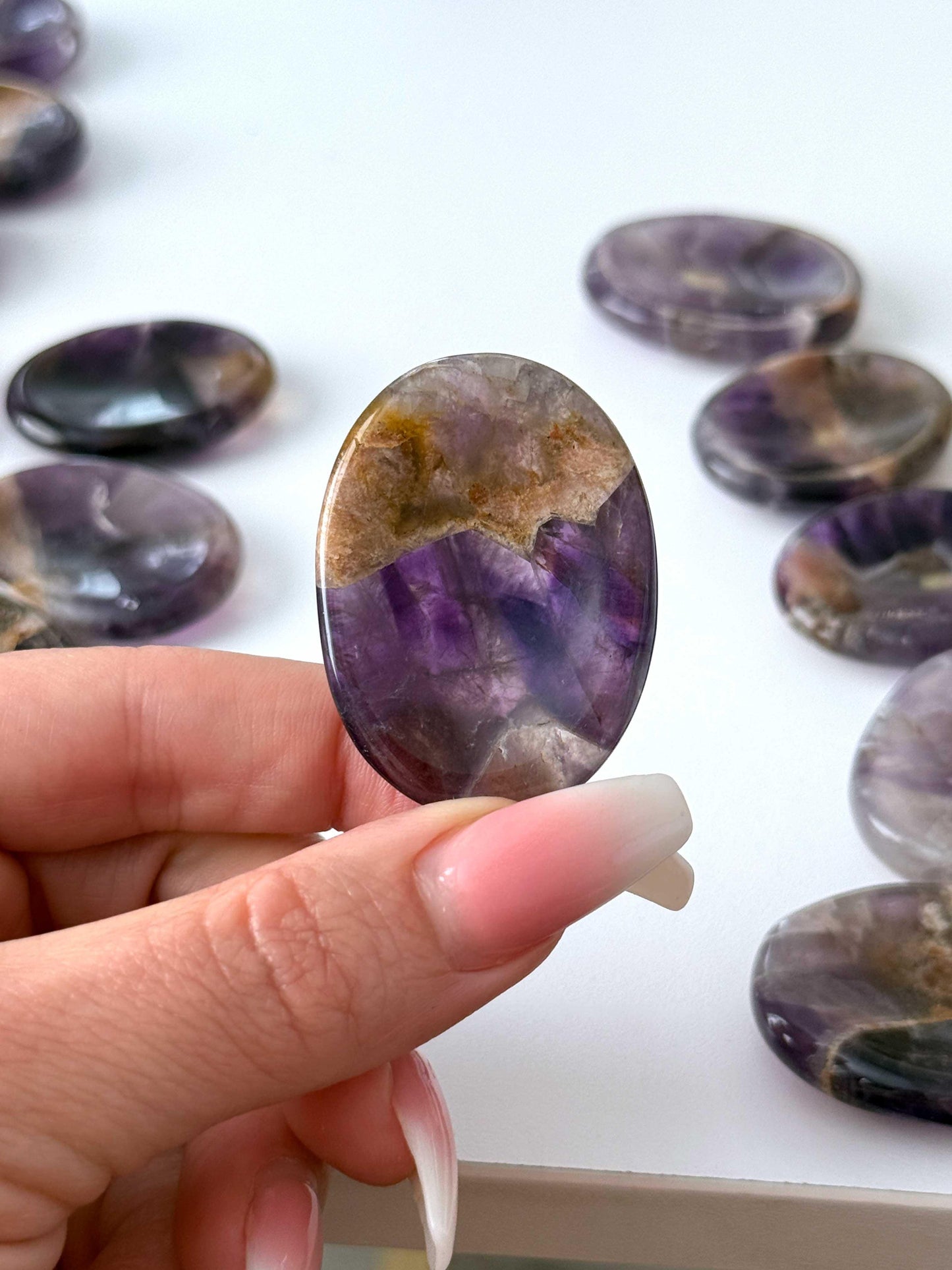 Alien Dream Amethyst Worry Stone