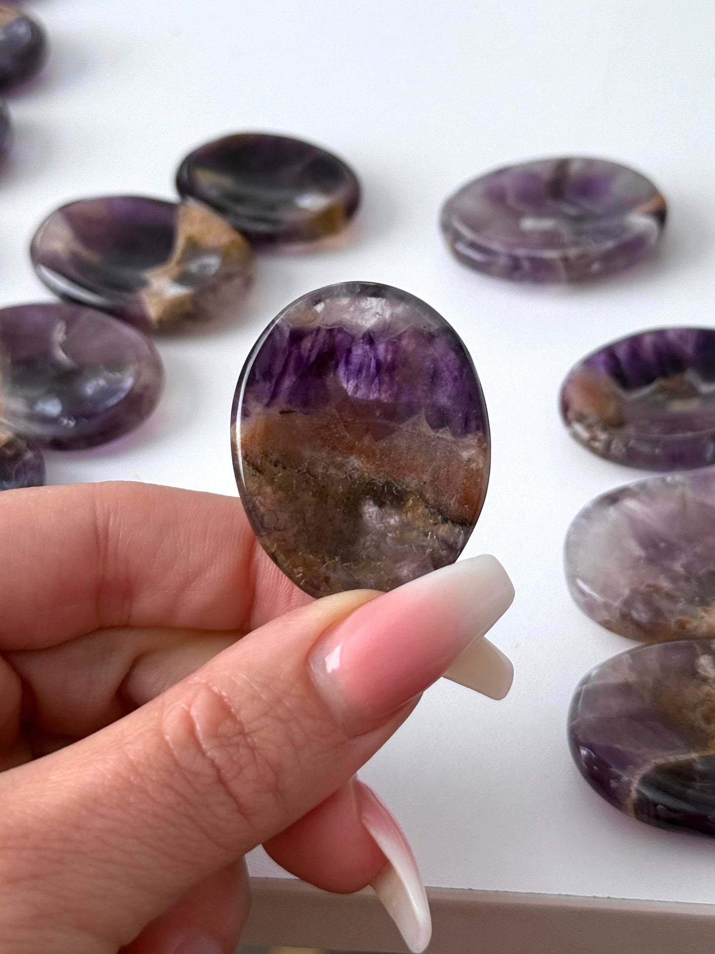 Alien Dream Amethyst Worry Stone