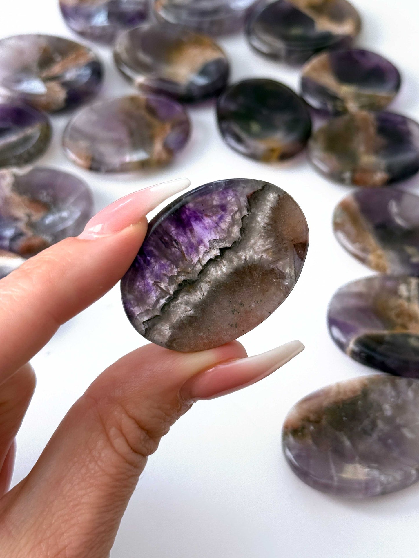Alien Dream Amethyst Worry Stone