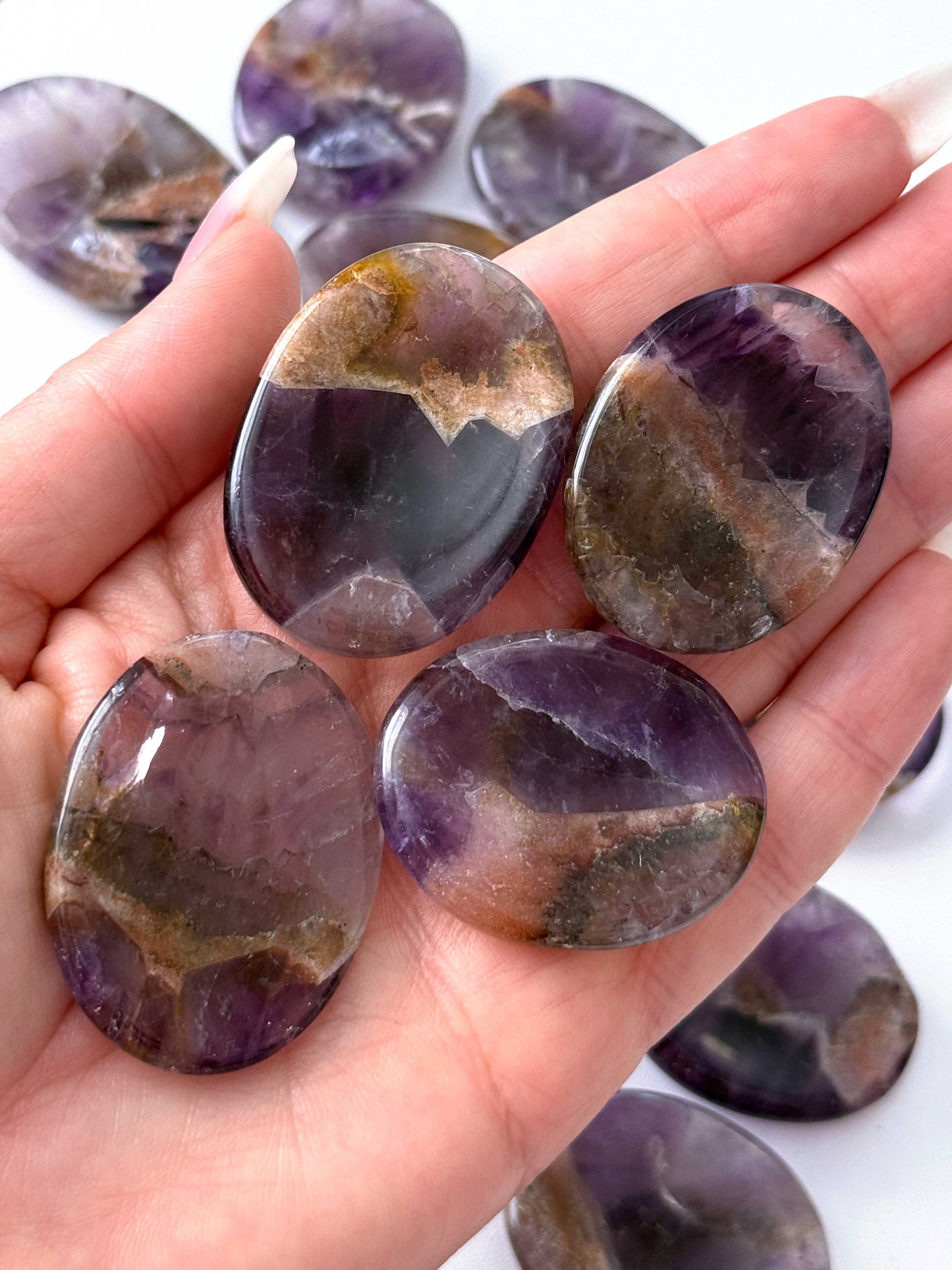 Alien Dream Amethyst Worry Stone