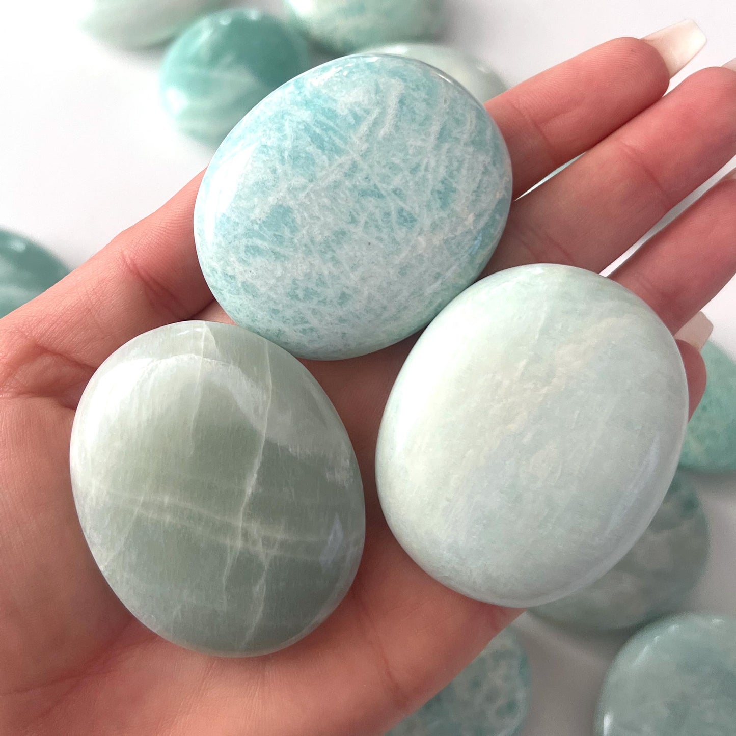 Amazonite Palm Stone