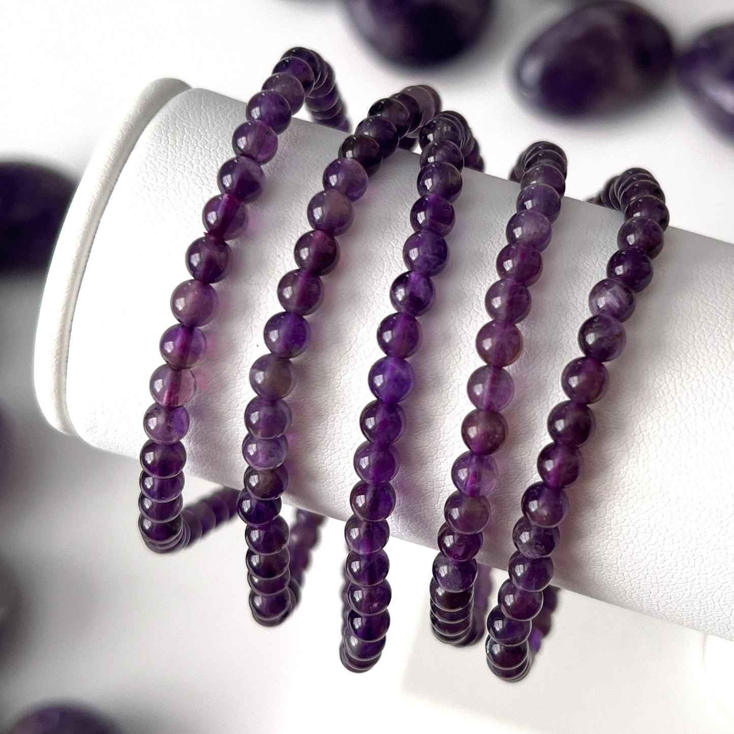 Amethyst Bracelet 4mm