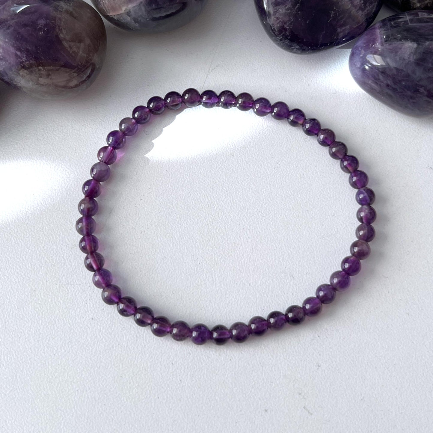 Amethyst Bracelet 4mm