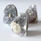 Amethyst Druzy w/ Calcite