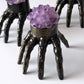 Amethyst Cluster Skeleton Hand Lamp