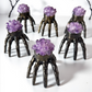 Amethyst Cluster Skeleton Hand Lamp