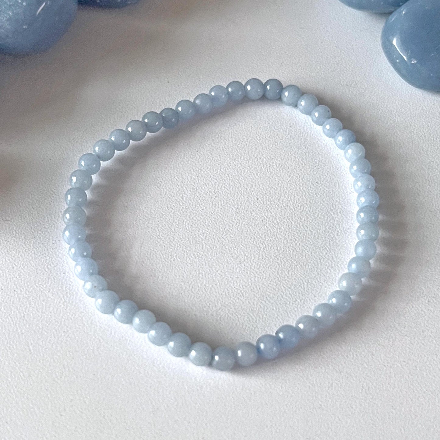 Angelite Bracelet 4mm