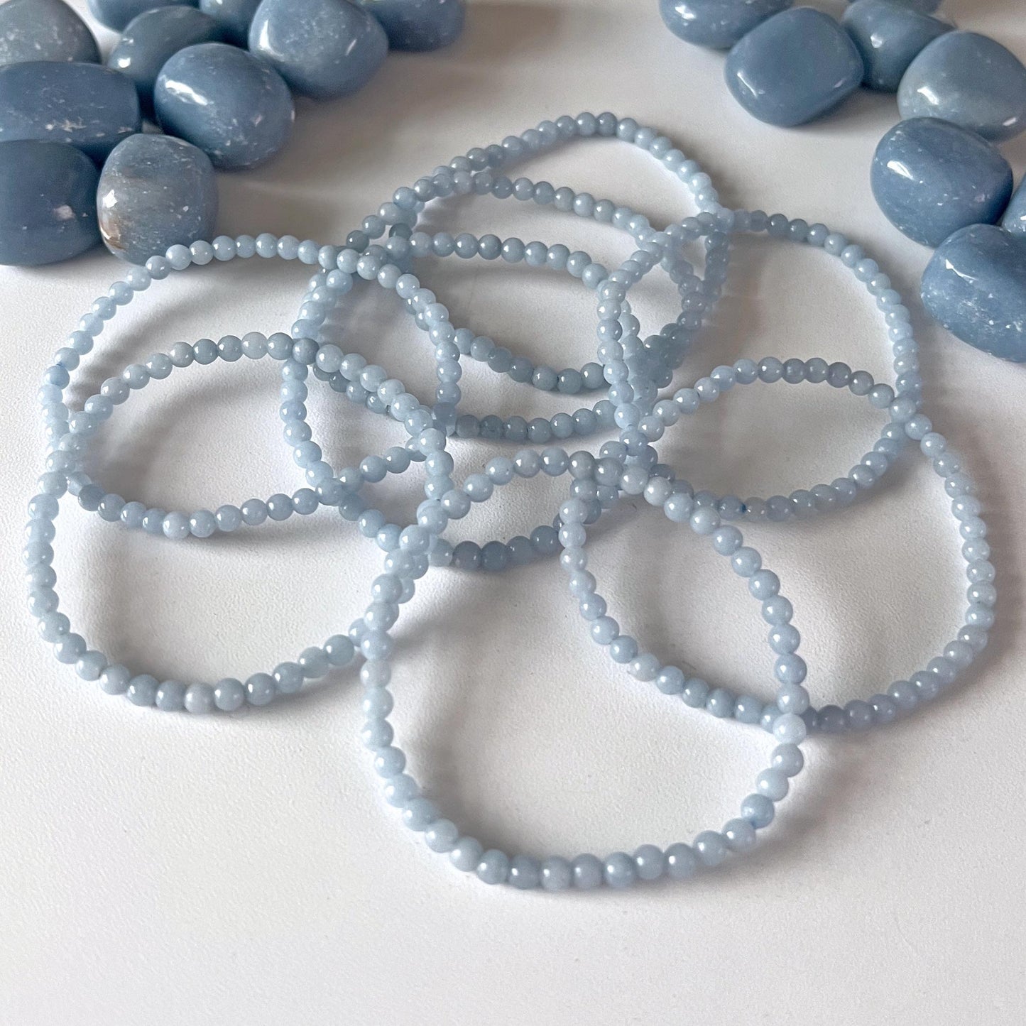 Angelite Bracelet 4mm