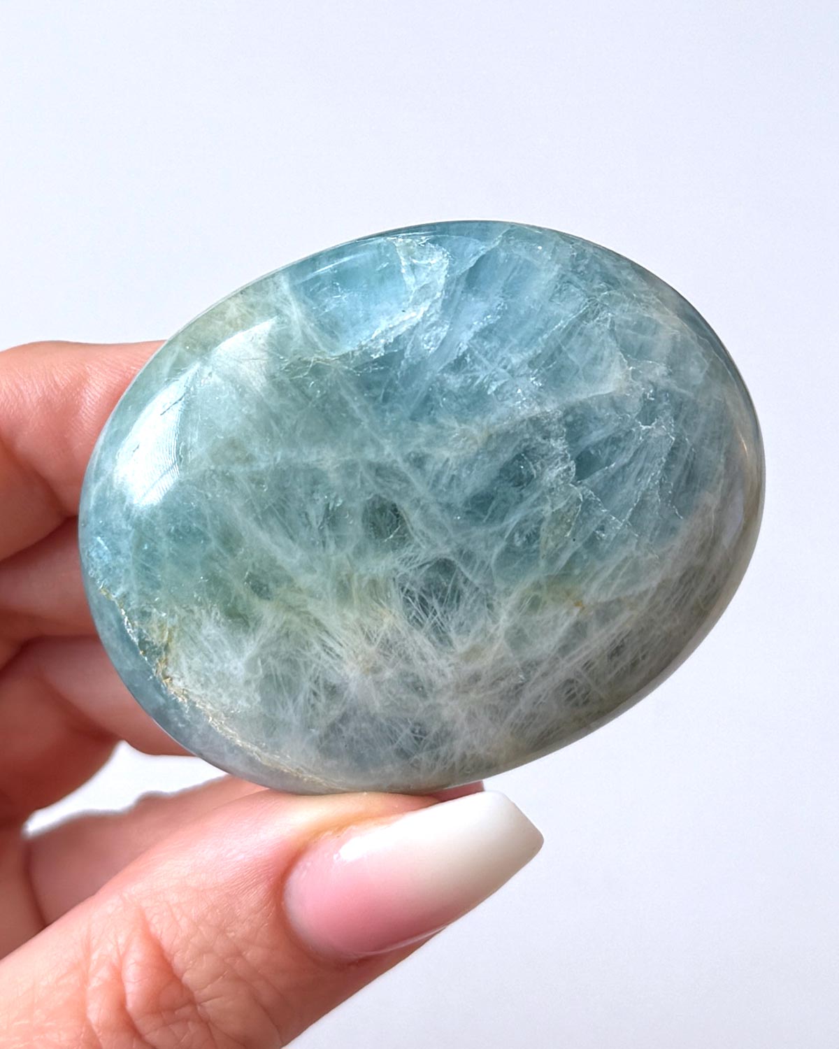 Aquamarine Palm Stone