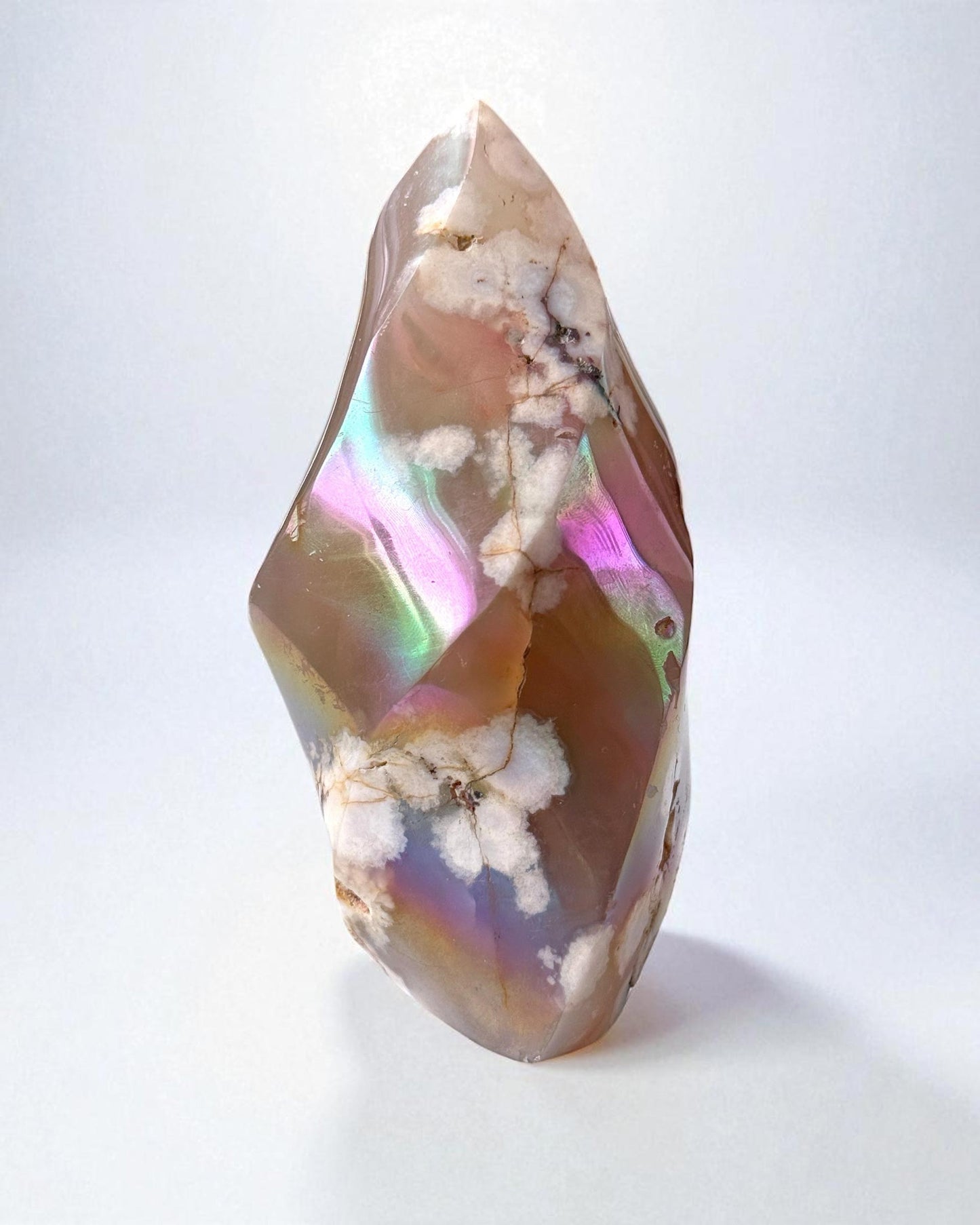 Aura Flower Agate Flame