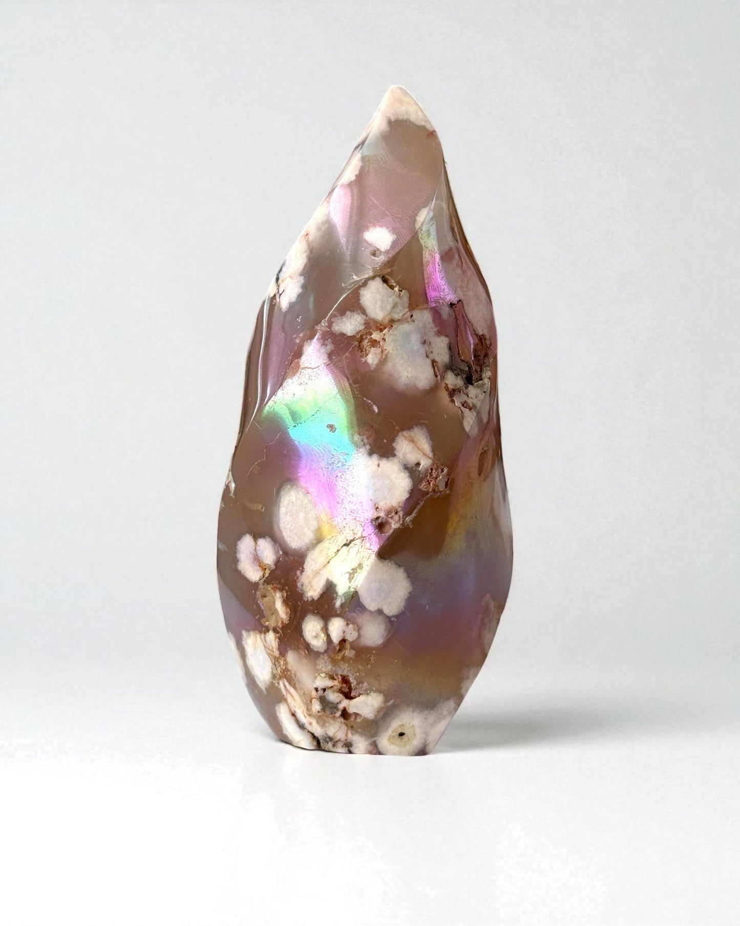 Aura Flower Agate Flame