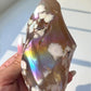 Aura Flower Agate Flame
