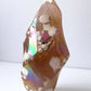 Aura Flower Agate Flame