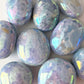 Aura Blue Calcite Palm Stone