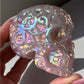Aura Rose Quartz Skull