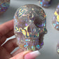 Aura Rose Quartz Skull