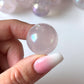 Aura Rose Quartz Sphere 22mm