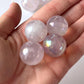 Aura Rose Quartz Sphere 22mm