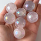 Aura Rose Quartz Sphere 22mm