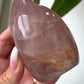Lavender Rose Quartz Flame