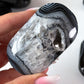 Black Agate Palm Stone