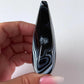 Black Agate Flame Point