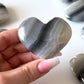 Banded Black Onyx Heart