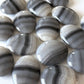 Banded Black Onyx Palm Stone