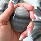 Banded Black Onyx Palm Stone