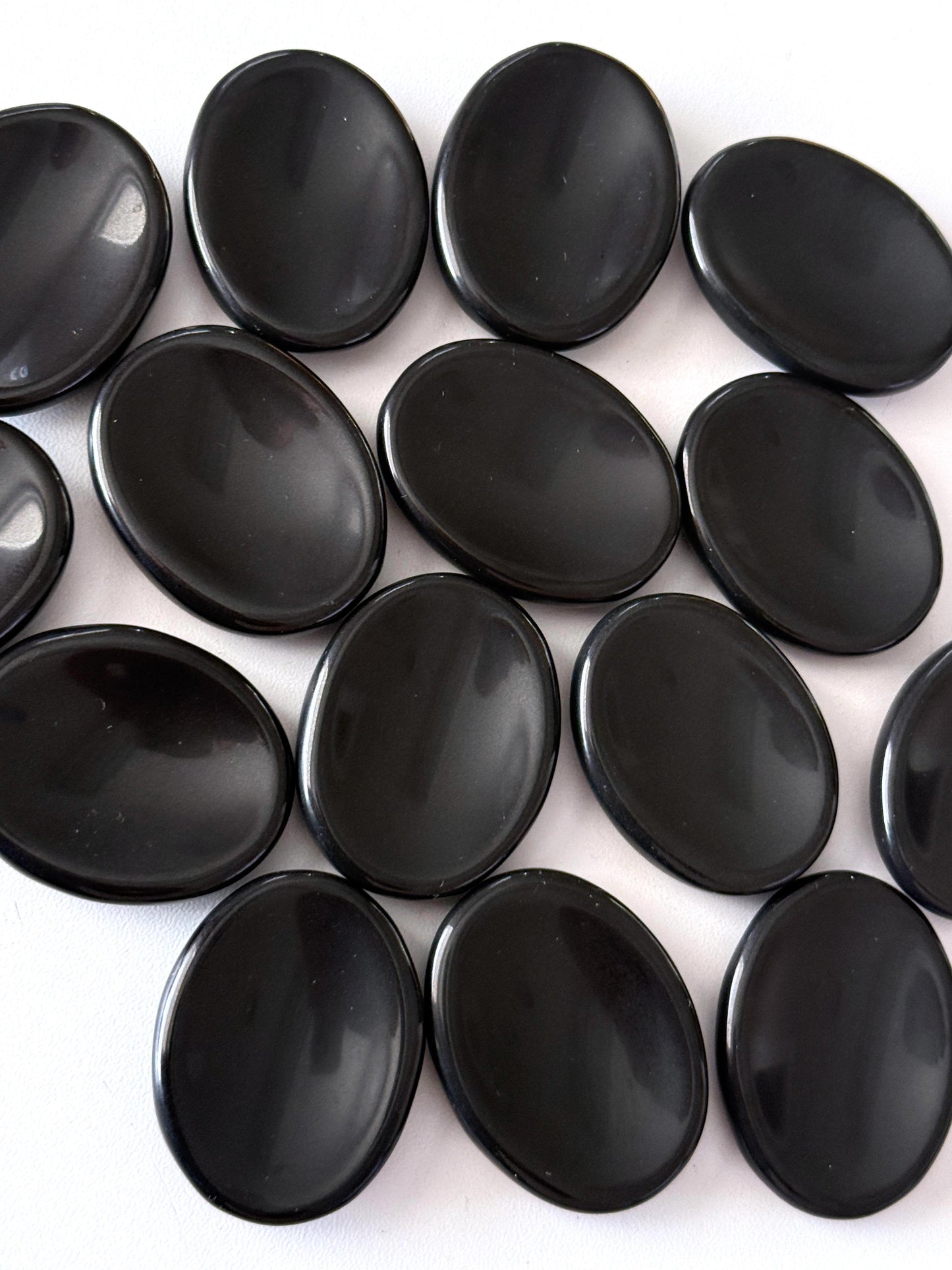 Black Jasper Worry Stone