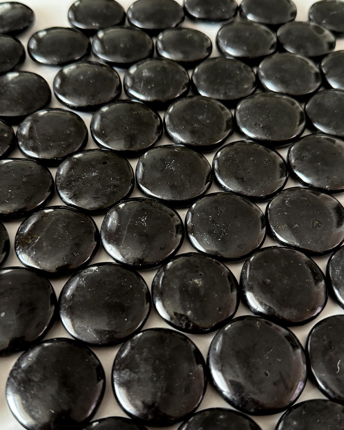 Black Tourmaline Coin