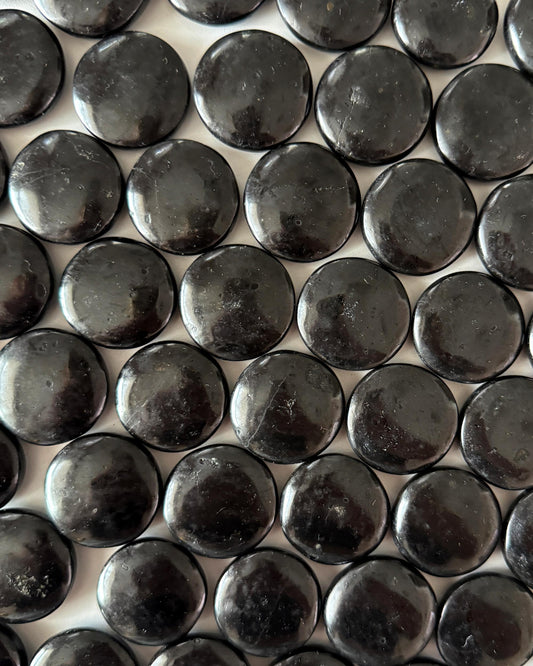 Black Tourmaline Coin