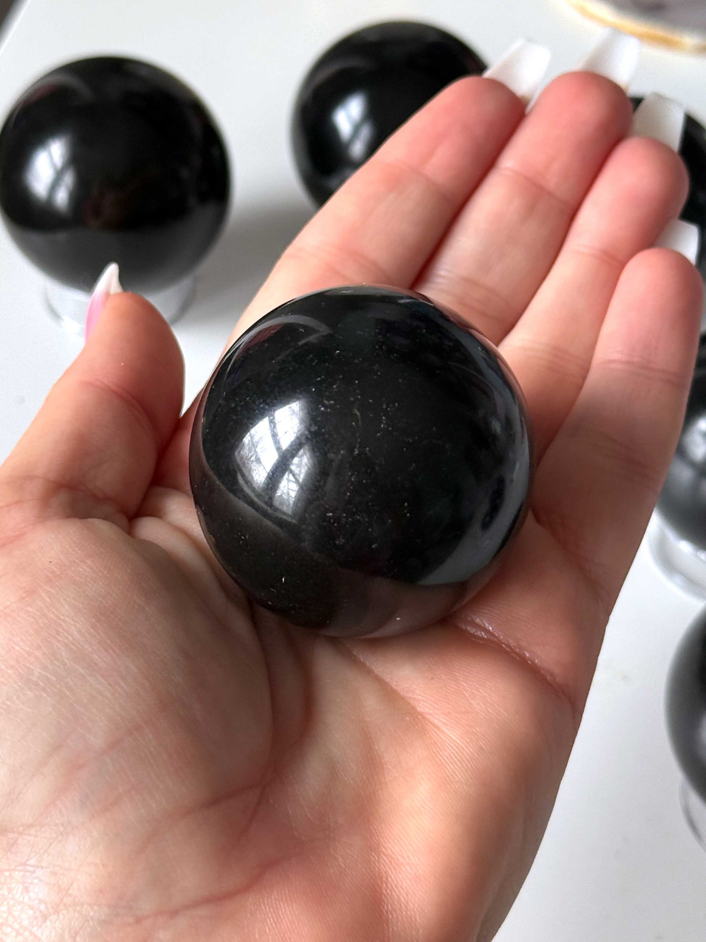 Black Tourmaline Sphere 45mm