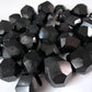 Black Tourmaline Faceted Tumbled